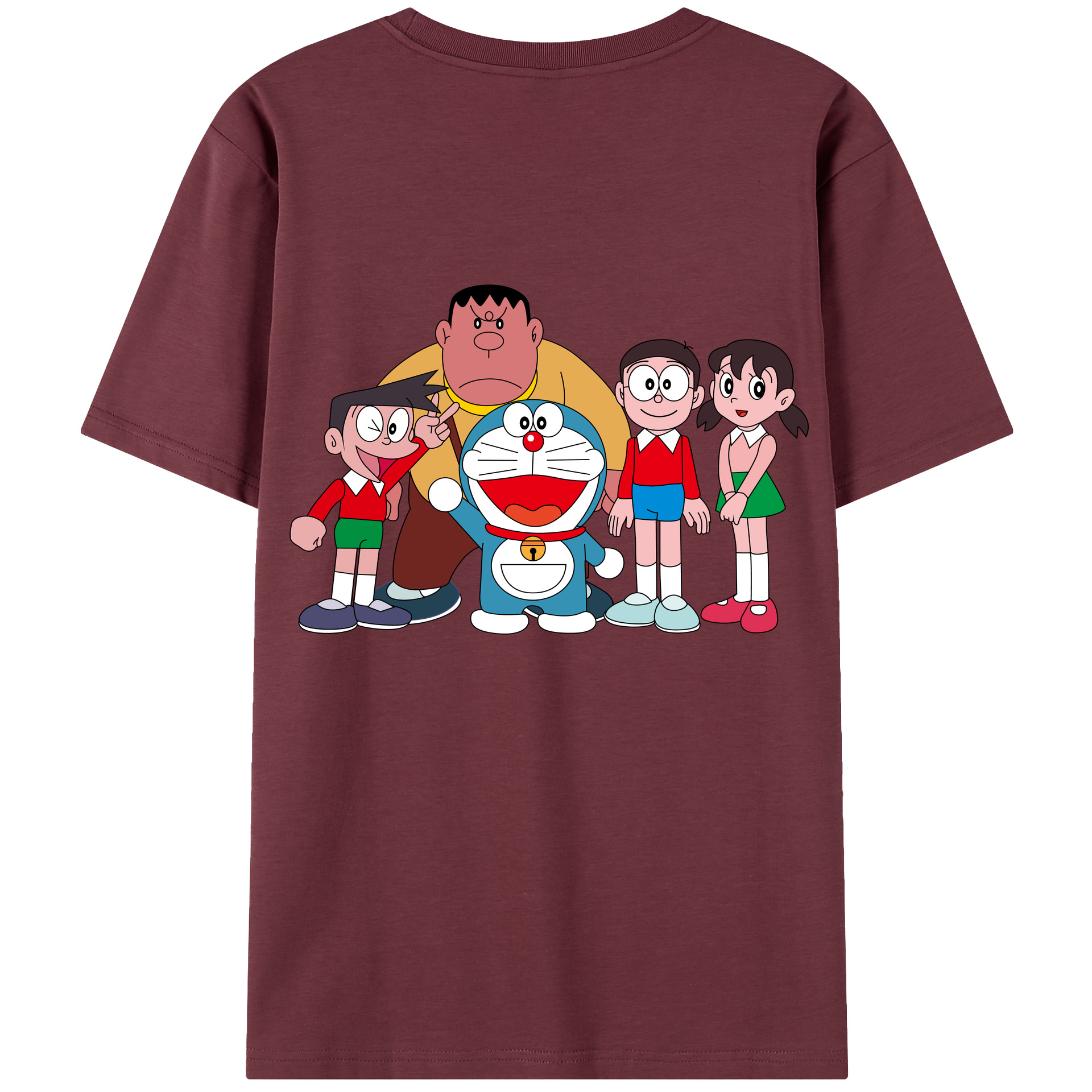 （画像用） ドラえもん 骨川 スネ夫 Doraemon Honekawa Suneo 綿100％半袖Tシャツ（背面プリント）